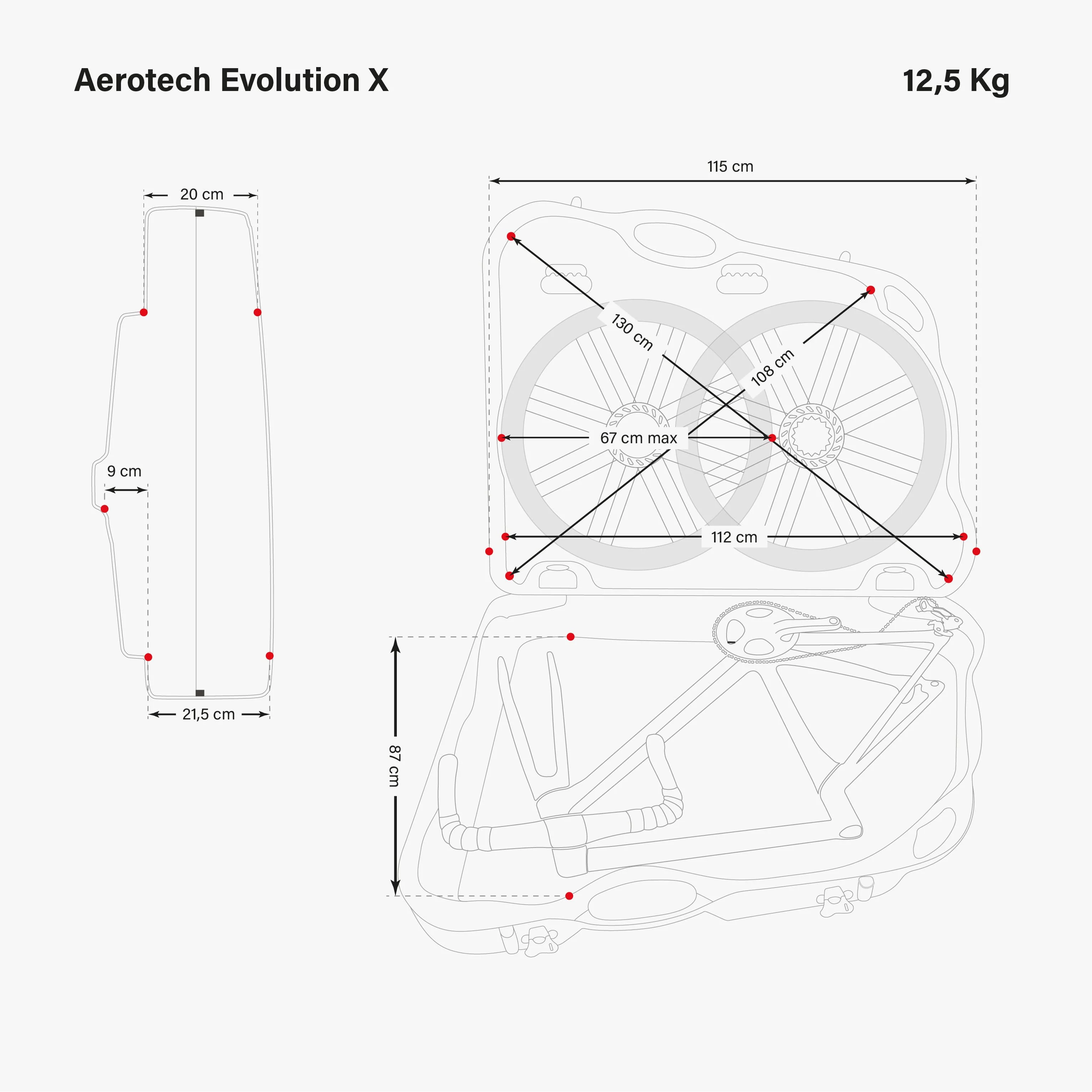 AEROTECH EVOLUTION X TSA BIKE TRAVEL CASE - Image 8