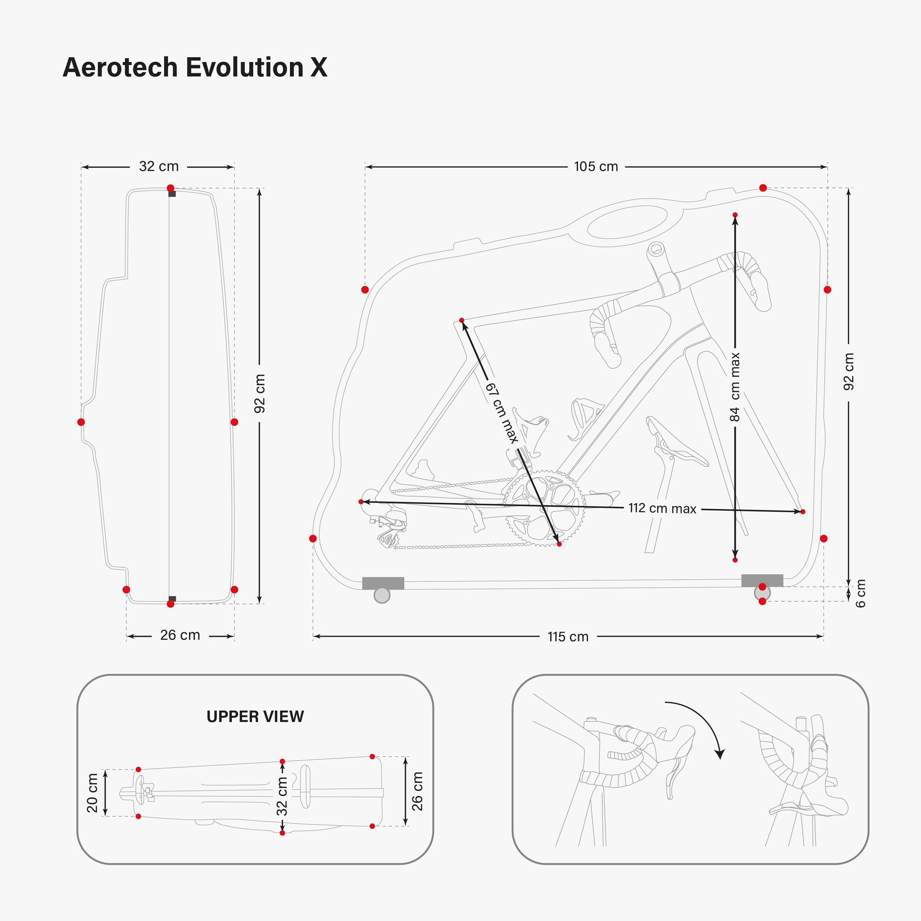 AEROTECH EVOLUTION X TSA BIKE TRAVEL CASE - Image 9