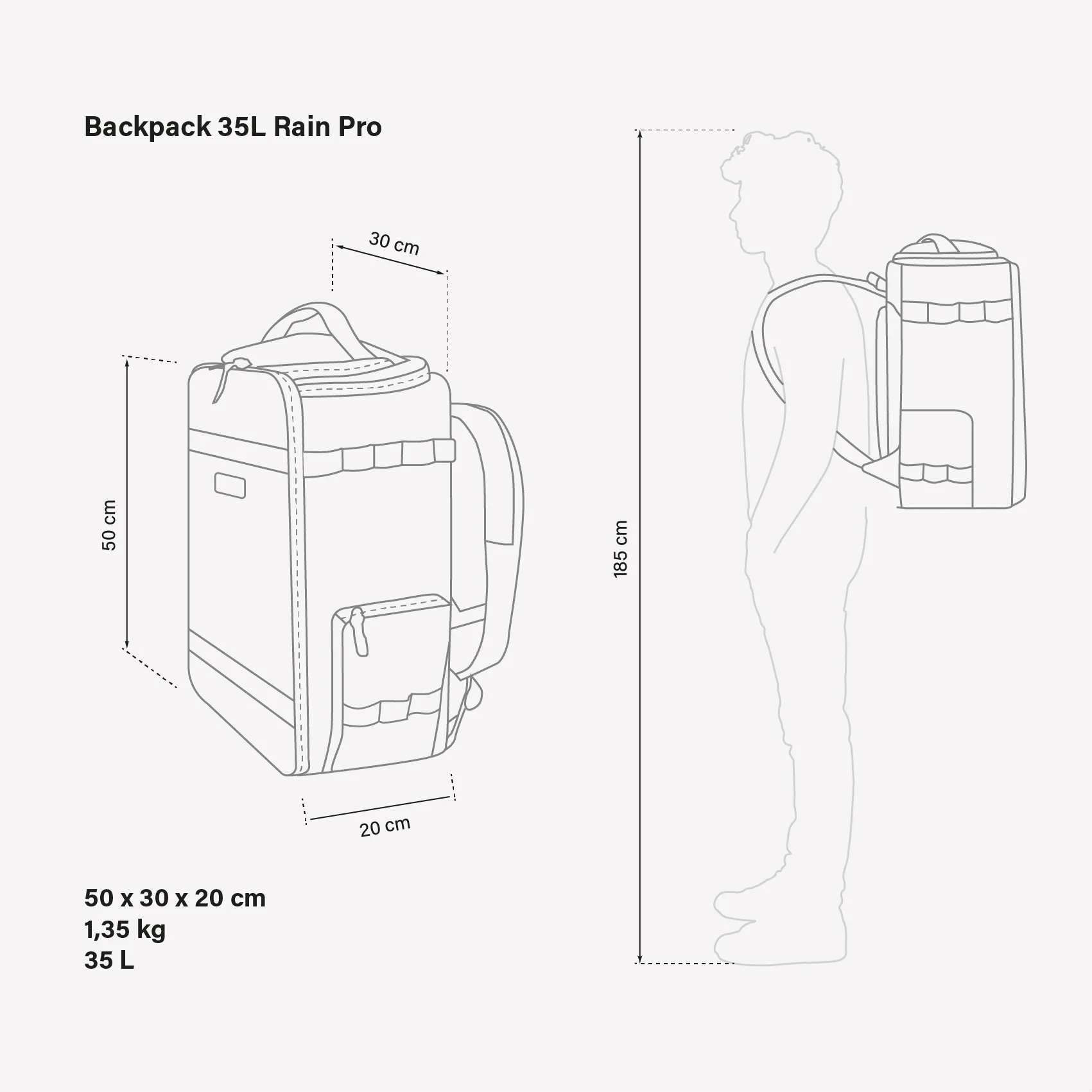 BACKPACK RAIN PRO 35L - Image 11