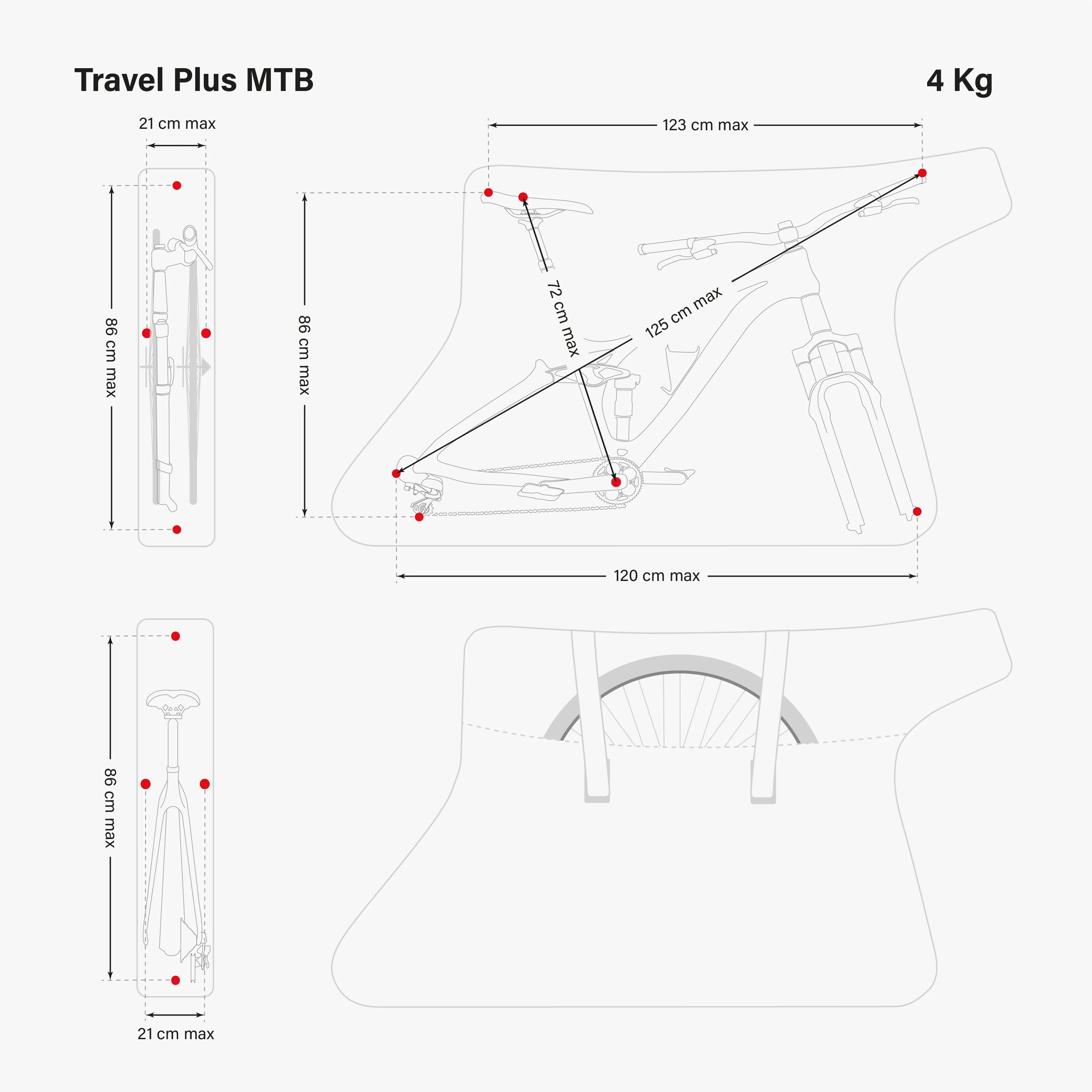 SOFT BIKE BAG - TRAVEL PLUS MTB - Image 6